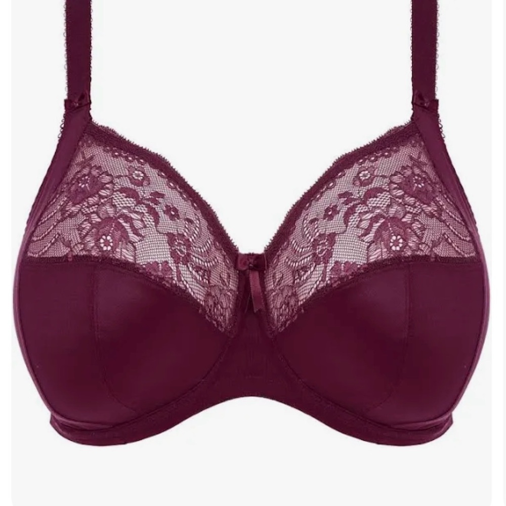 Elomi Deep Purple Lace Bra - Picture 3 of 8